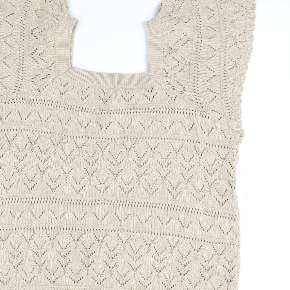 TU Womens Beige   Pullover Jumper Size 14