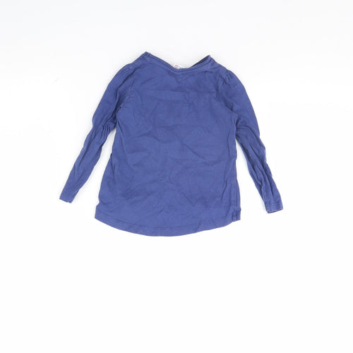Mini Club Girls Blue   Basic T-Shirt Size 9-12 Months
