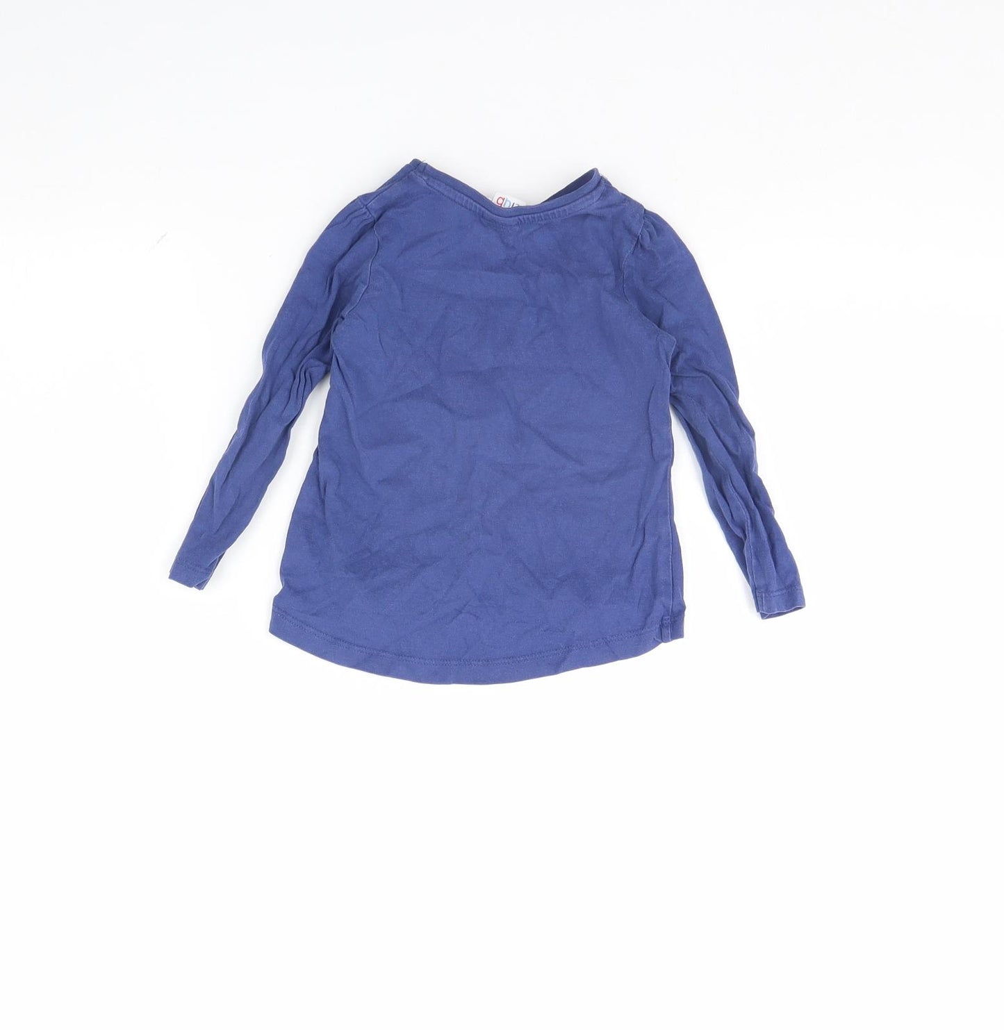 Mini Club Girls Blue   Basic T-Shirt Size 9-12 Months
