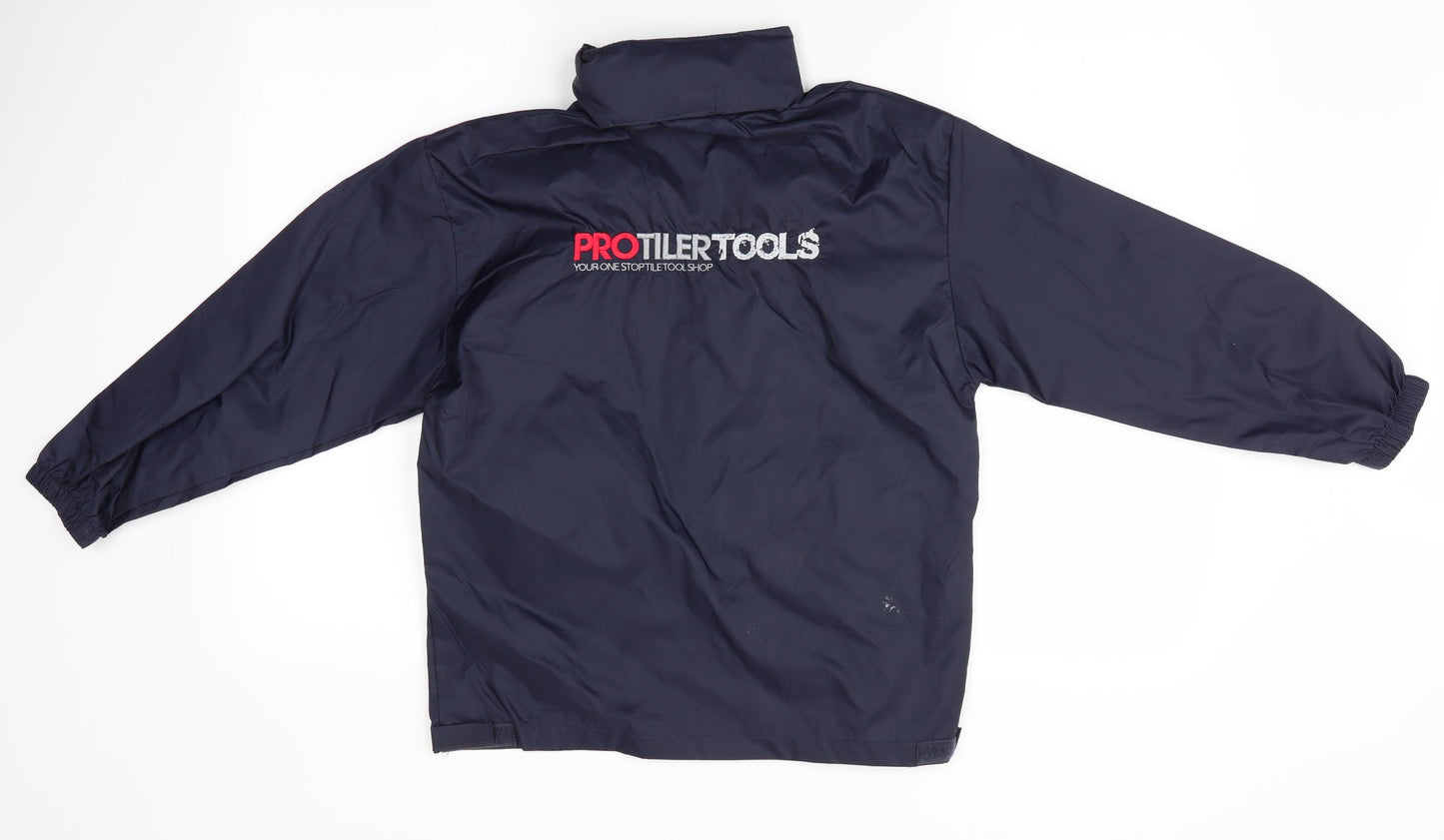 B&C Collection Boys Blue   Rain Coat Coat Size 9-10 Years  - Northampton Mens own RFC