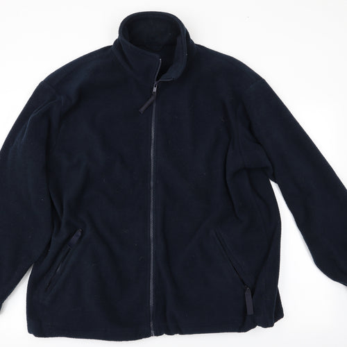 Alexandra Mens Blue   Overcoat Coat Size M  - Fleece Feel Exterior