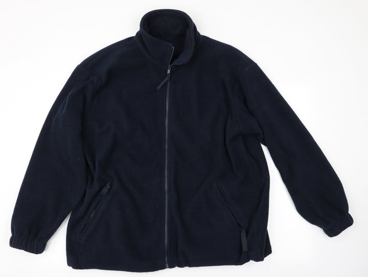 Alexandra Mens Blue Overcoat Coat Size M - Fleece Feel Exterior