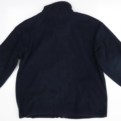Alexandra Mens Blue   Overcoat Coat Size M  - Fleece Feel Exterior