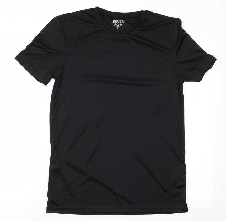Severn For 7 Mens Black T-Shirt Size M
