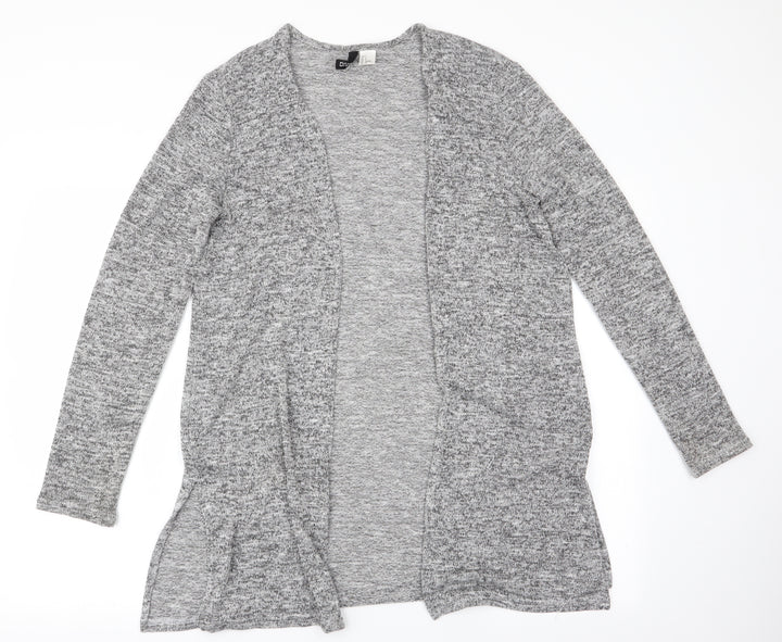 Divided Womens Grey Cardigan Jumper Size S - Longline Cardigan