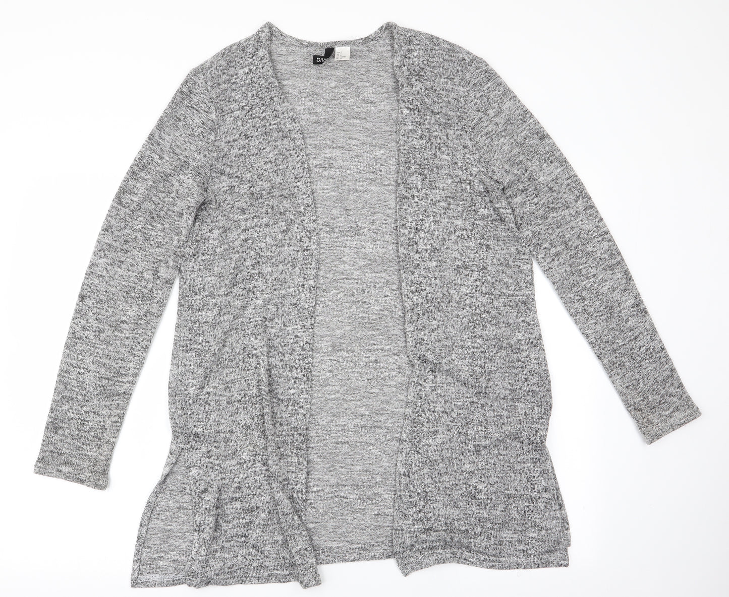 Divided Womens Grey   Cardigan Jumper Size S  - Longline Cardigan