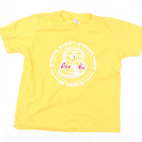 Gilda Boys Yellow   Basic T-Shirt Size L  - Cobra Mai