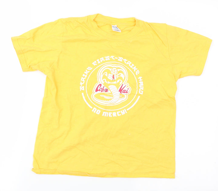 Gilda Boys Yellow   Basic T-Shirt Size L  - Cobra Mai