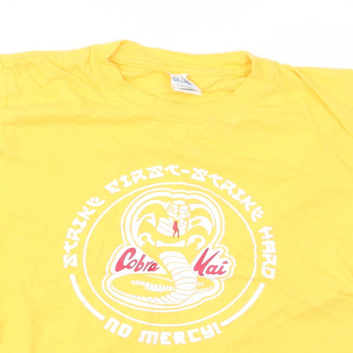 Gilda Boys Yellow   Basic T-Shirt Size L  - Cobra Mai