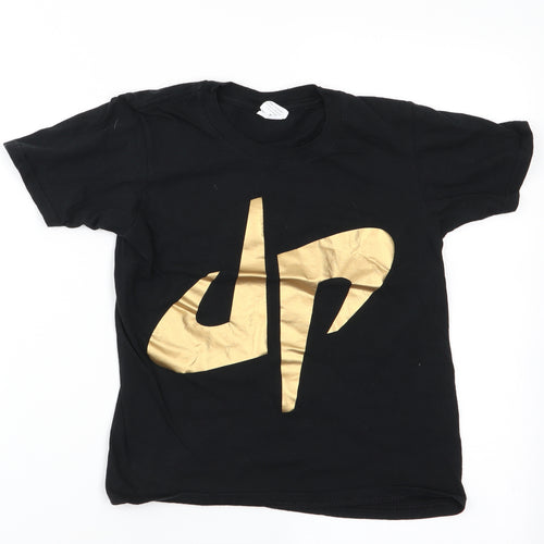 Gildan Boys Black   Basic T-Shirt Size M  - JP