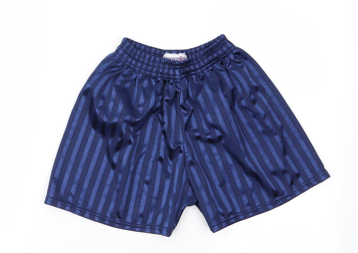 Innovation Boys Blue Striped Sweat Shorts