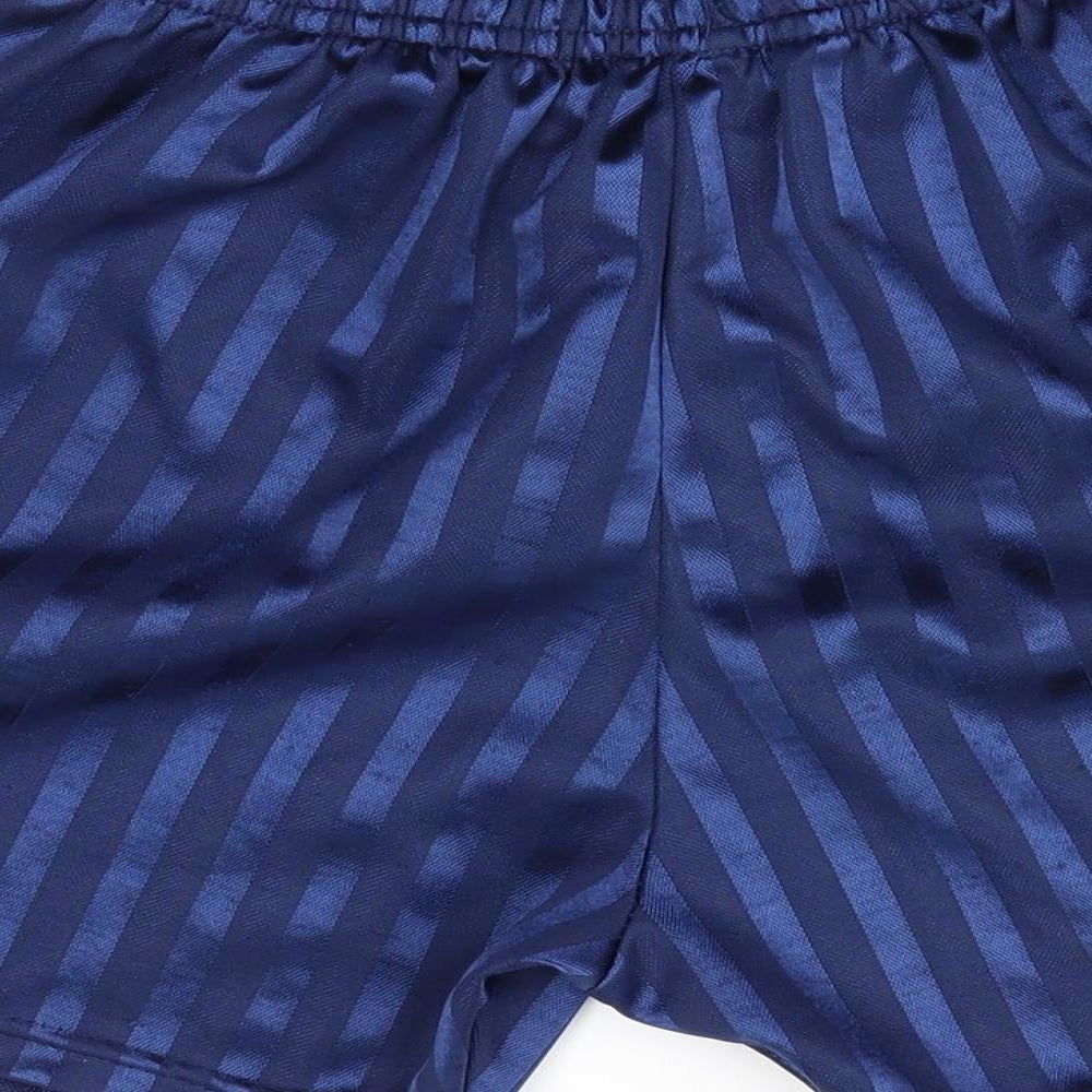 Innovation Boys Blue Striped  Sweat Shorts