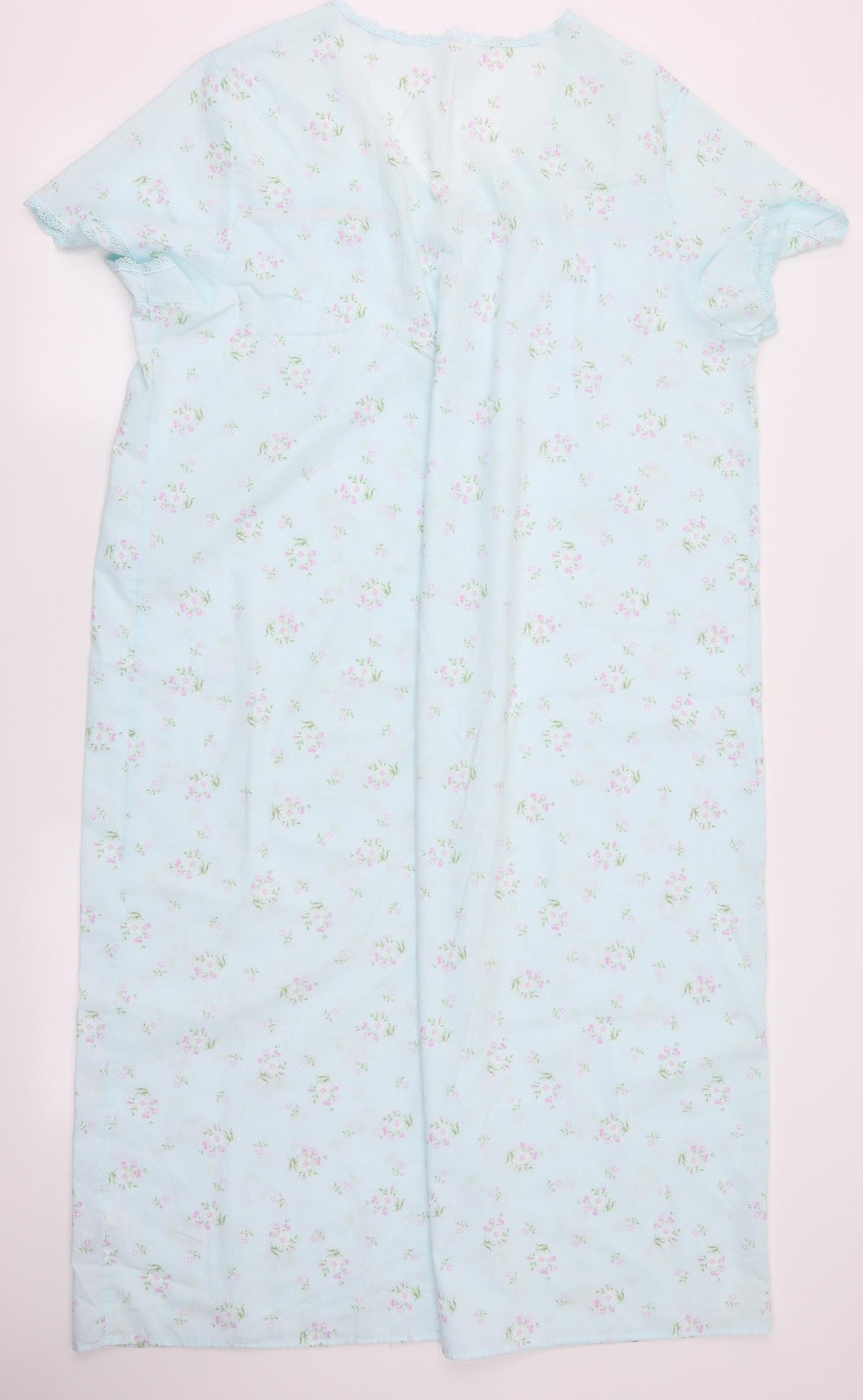 Marks and Spencer Womens Blue Floral   Dress Size 16