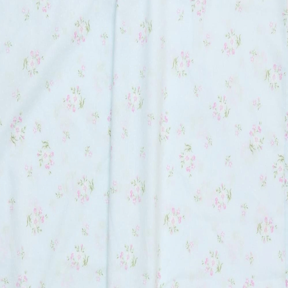 Marks and Spencer Womens Blue Floral   Dress Size 16