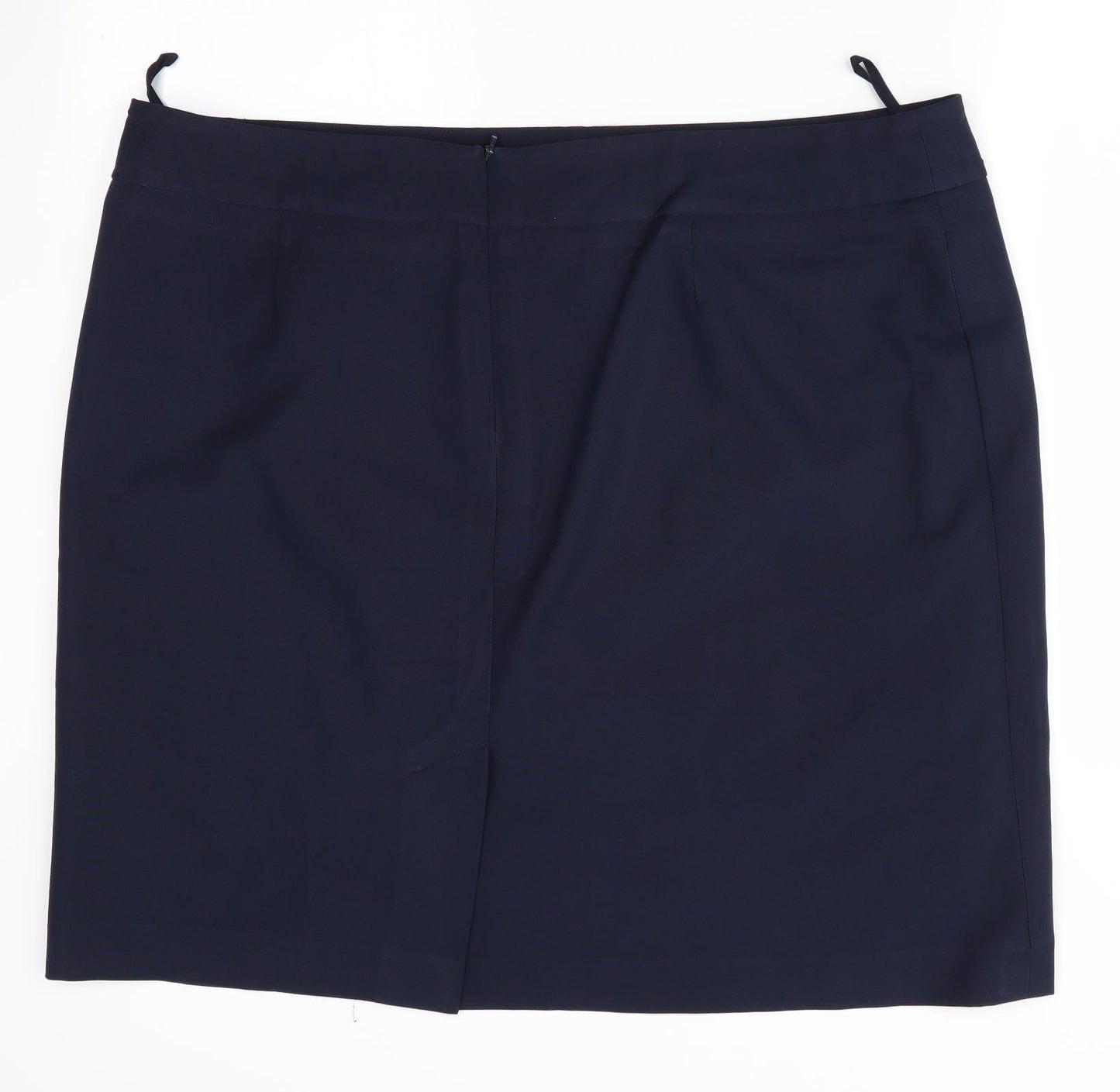 Simon Jersey Womens Blue   Straight & Pencil Skirt Size 24