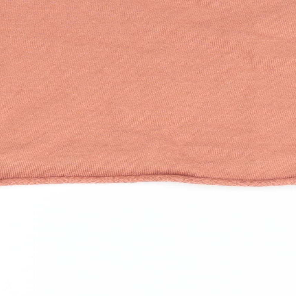 Pretty Little Thing  Womens Orange   Pullover Sweatshirt Size 6  - Cropped