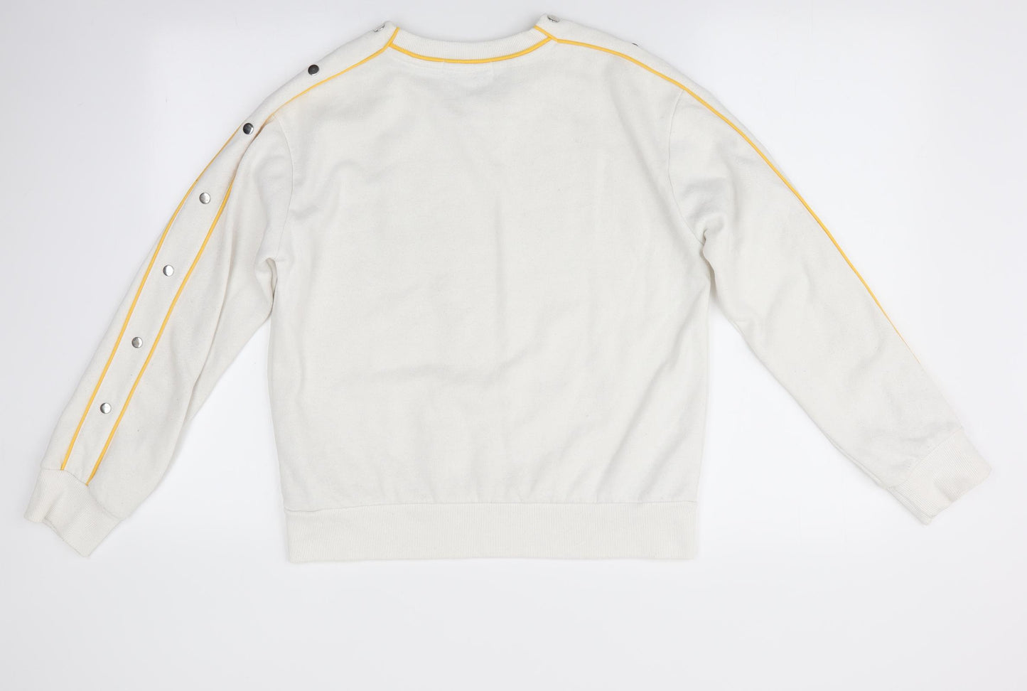 Primark Womens White   Pullover Sweatshirt Size S