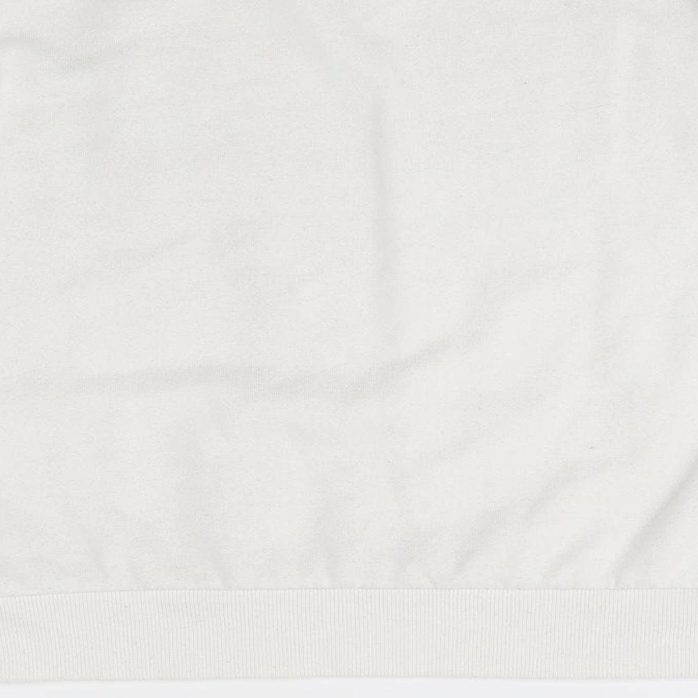 Primark Womens White   Pullover Sweatshirt Size S