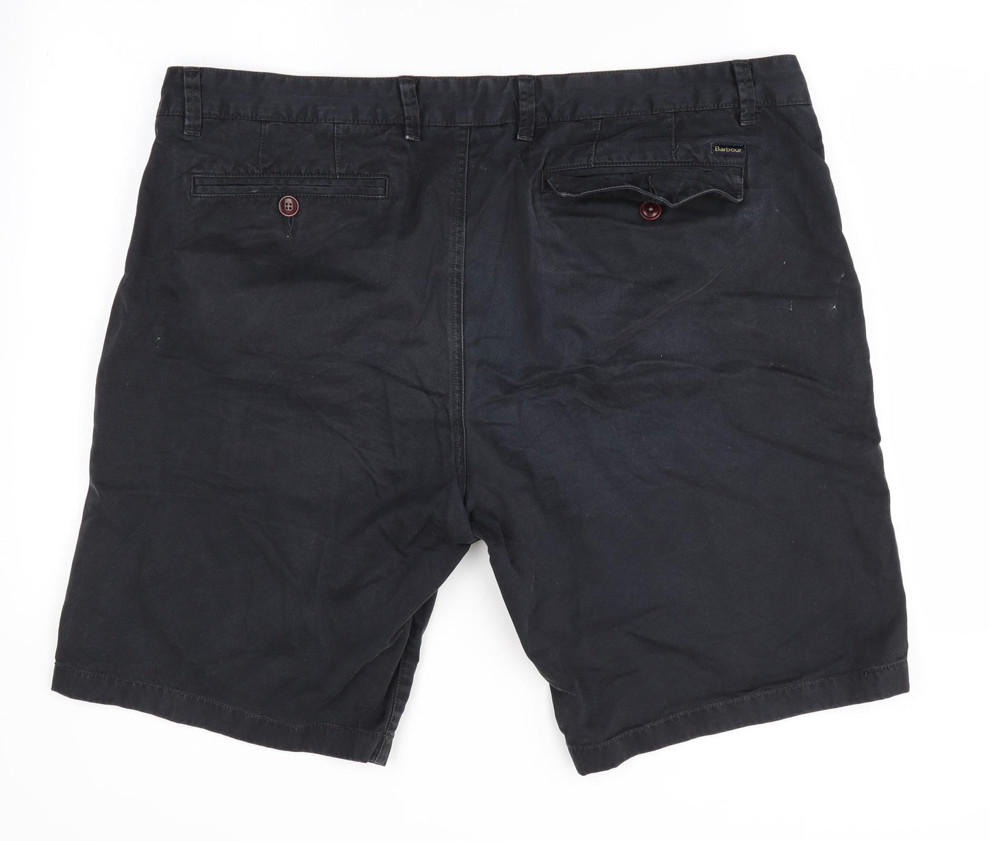 Barbour Mens Black   Chino Shorts Size 42 in