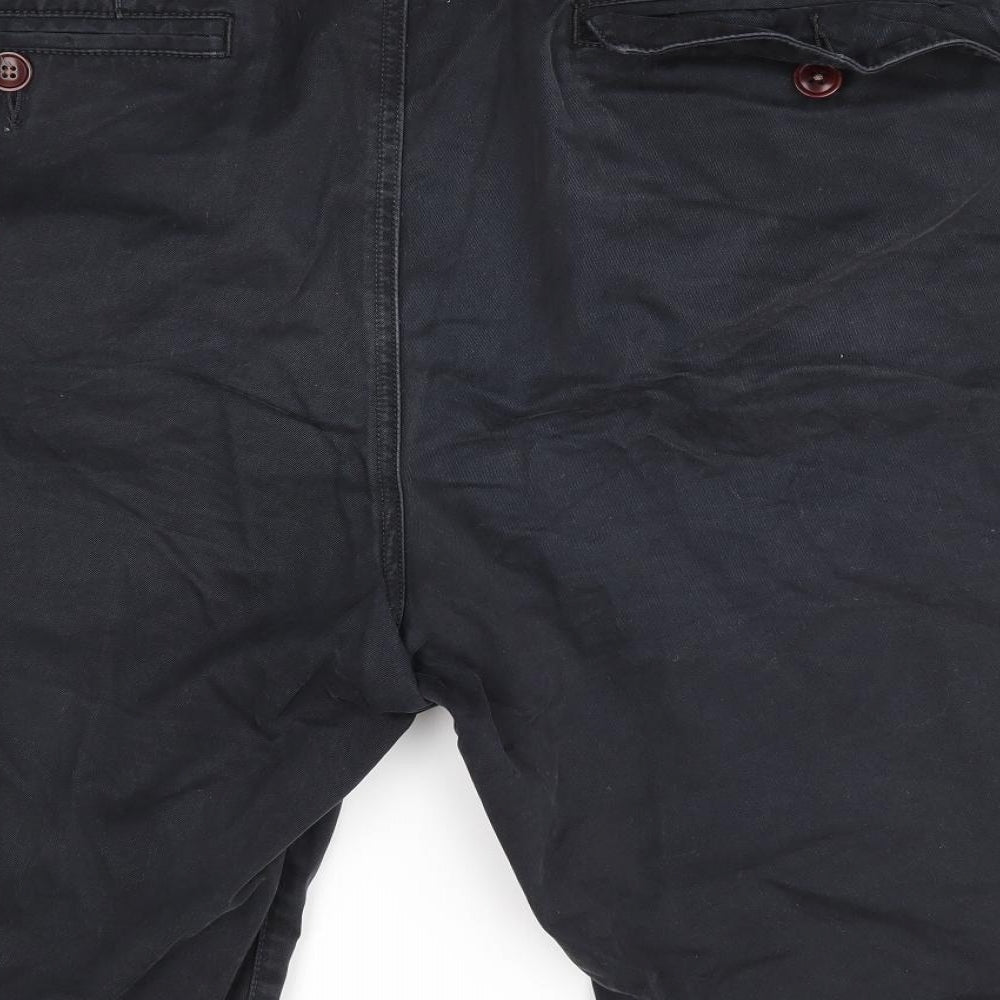 Barbour Mens Black   Chino Shorts Size 42 in