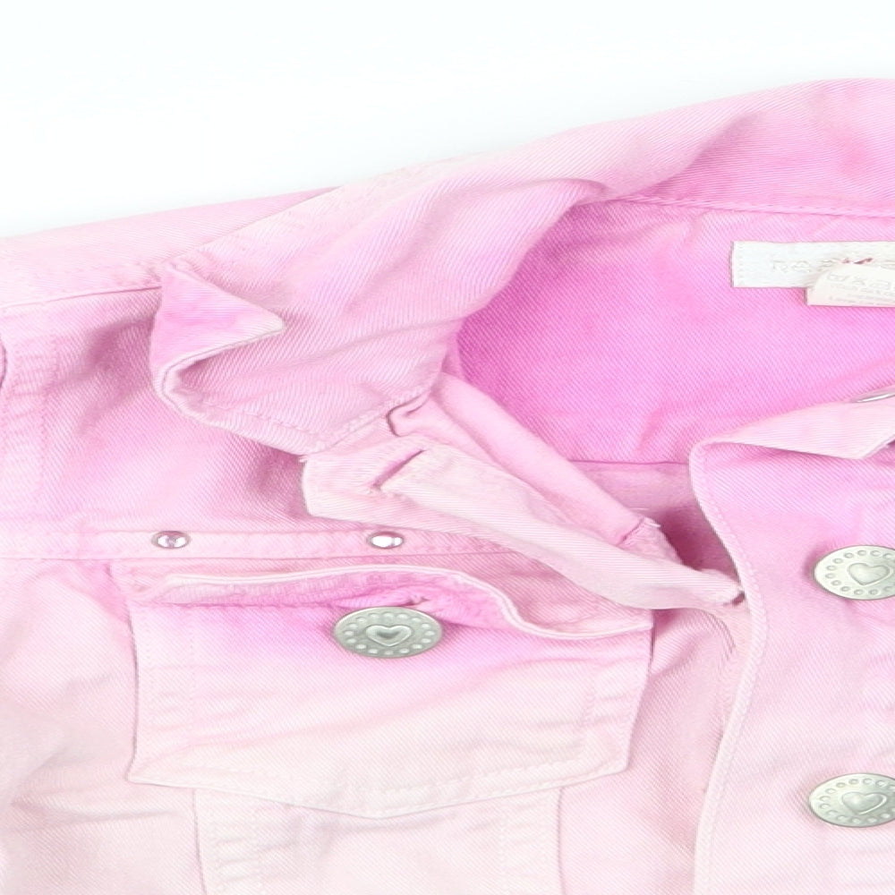 Heaveniy Girls Pink   Jacket Coat Size 3-4 Years  - Pink Denim Jacket