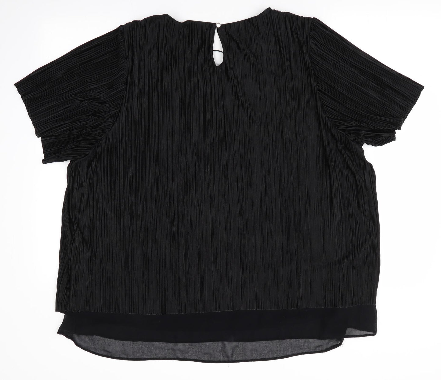 Preworn Womens Black   Tunic Blouse Size 24