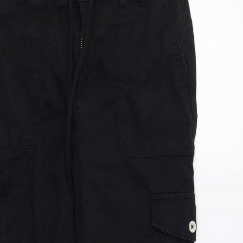 Very Womens Black   Cargo Trousers Size 10 L27 in