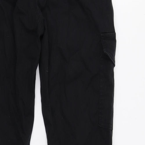 Very Womens Black   Cargo Trousers Size 10 L27 in