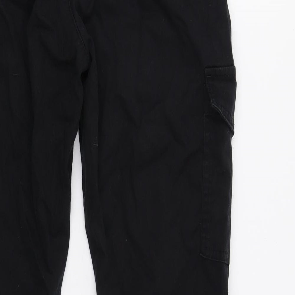 Very Womens Black   Cargo Trousers Size 10 L27 in