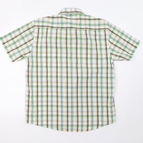 Matalan Mens Green Check   Button-Up Size L