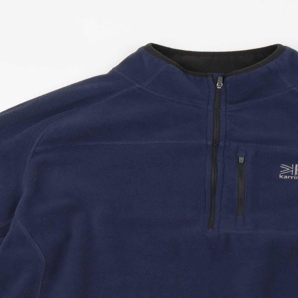 Karrimor Mens Blue   Henley Sweatshirt Size 3XL