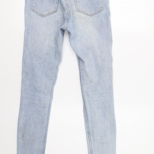 H&M Womens Blue   Skinny Jeans Size 8 L30 in