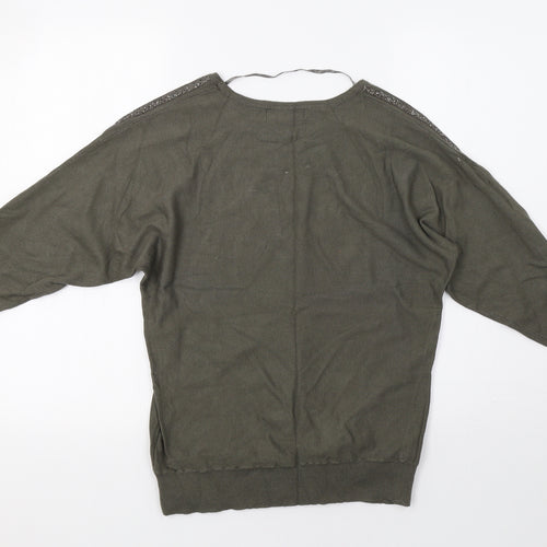 Primark Womens Green   Pullover Jumper Size S