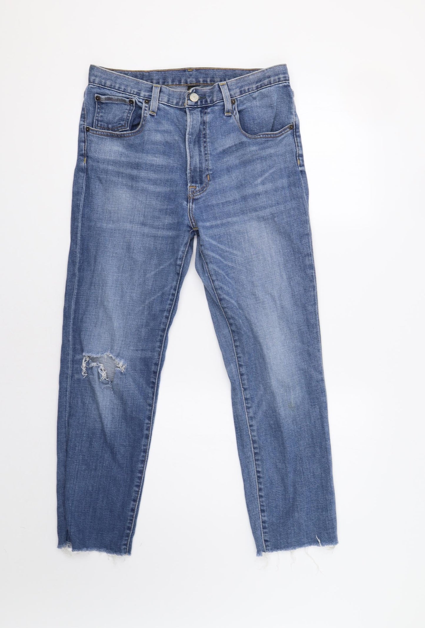 Frye Womens Blue   Boyfriend Jeans Size 12 L27 in