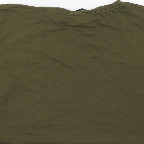New Look Girls Green   Cropped T-Shirt Size 14 Years