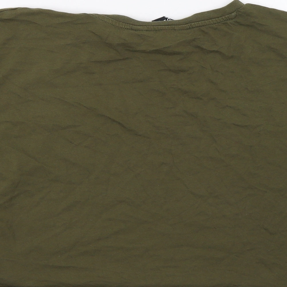 New Look Girls Green   Cropped T-Shirt Size 14 Years