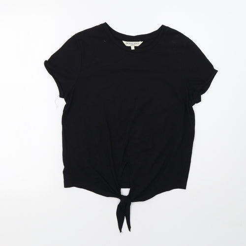 Brave Soul Womens Black   Basic T-Shirt Size S