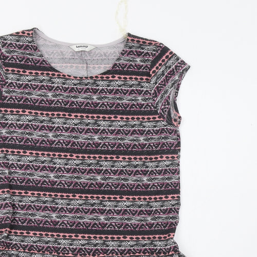Tammy Girls Multicoloured Geometric  T-Shirt Dress  Size 12-13 Years