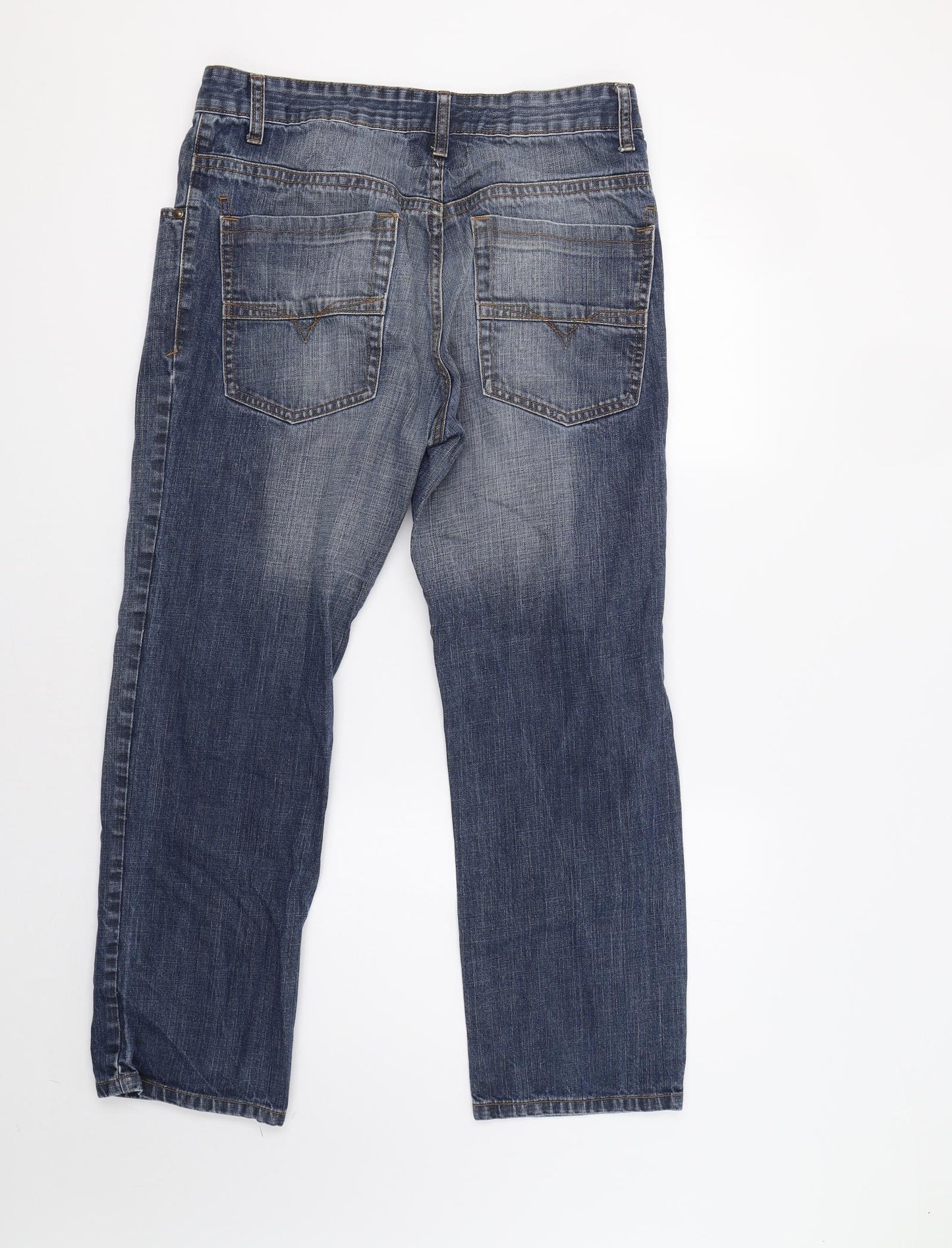 Burton Mens Blue   Straight Jeans Size 34 L28 in