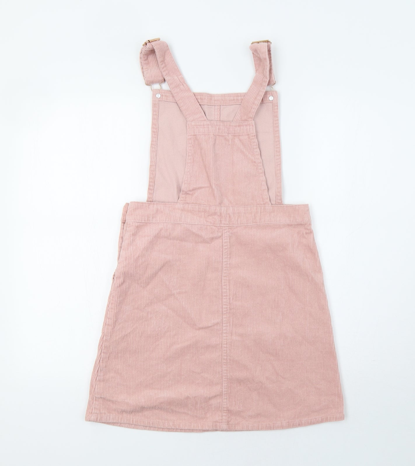 Primark Girls Pink  Corduroy Pinafore/Dungaree Dress  Size 11-12 Years