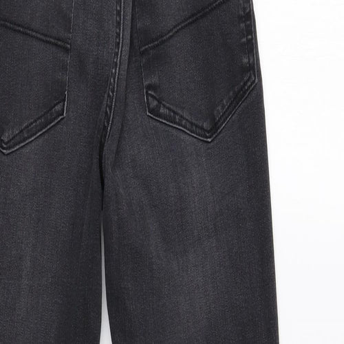 River Island Girls Black  Denim Skinny Jeans Size 12 Years