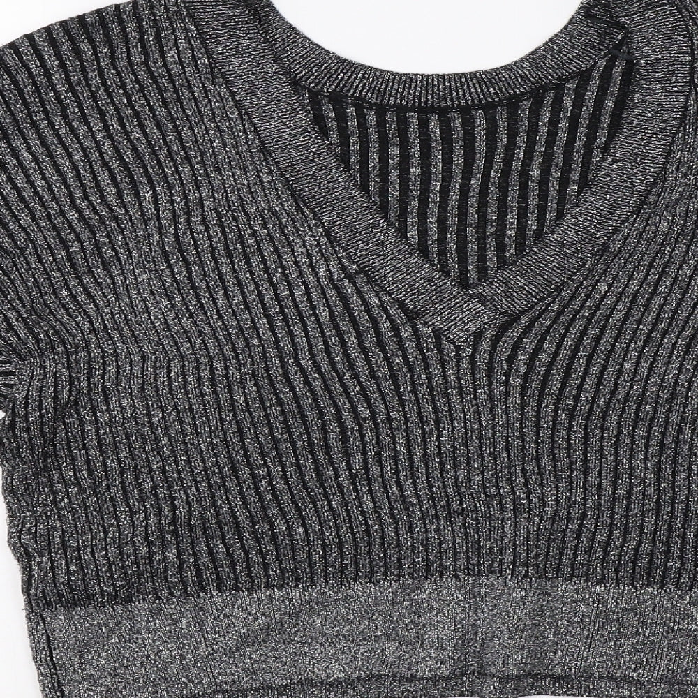 Topshop Womens Grey   Pullover Jumper Size 10