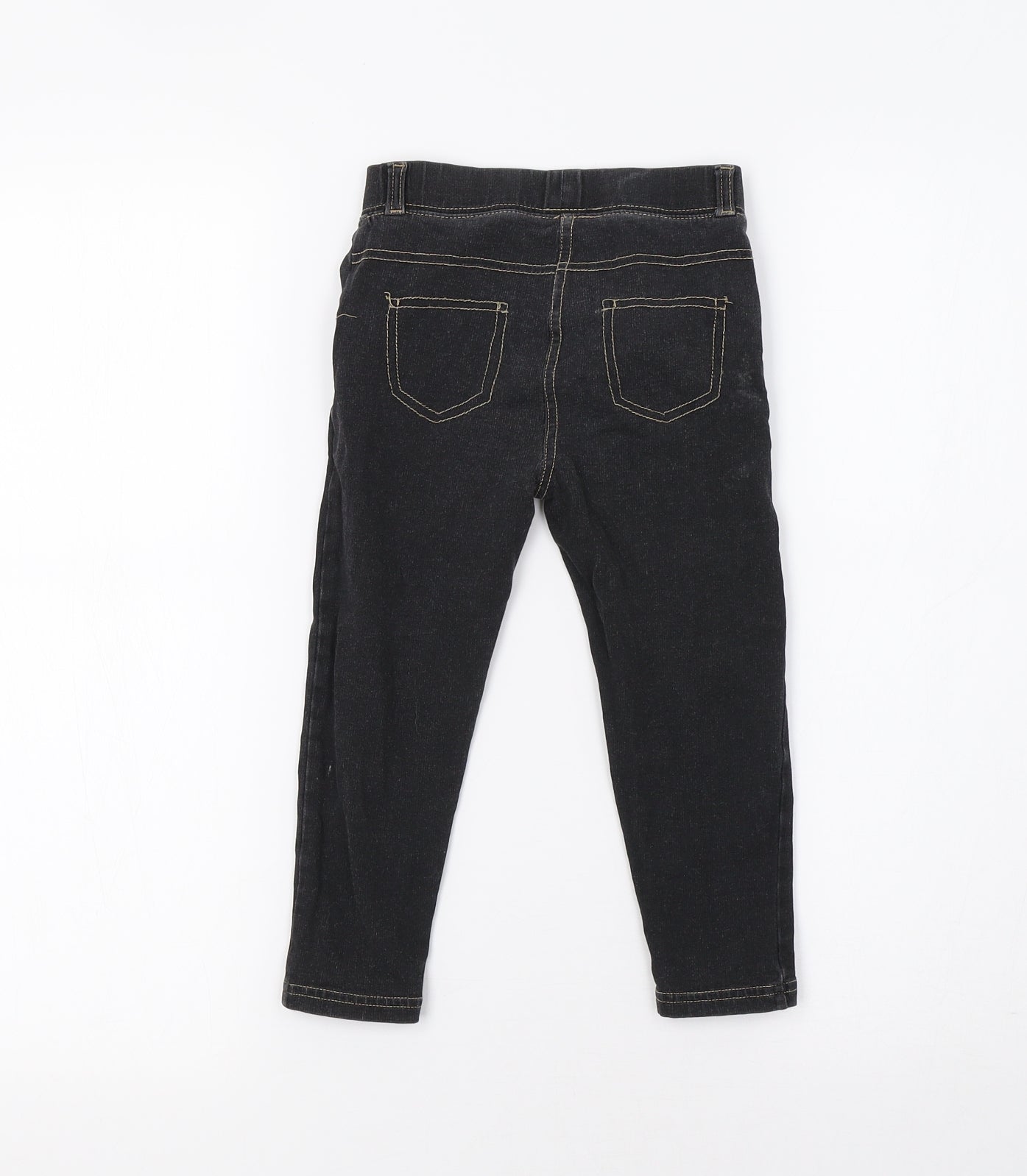 George Girls Black   Jegging Trousers Size 3-4 Years