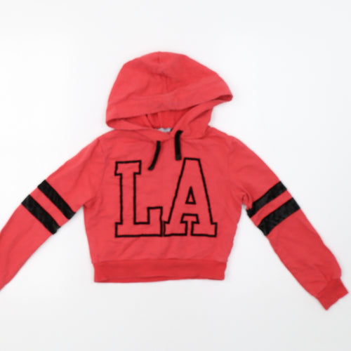 Select Girls Red   Pullover Hoodie Size 9 Years  - L.A.
