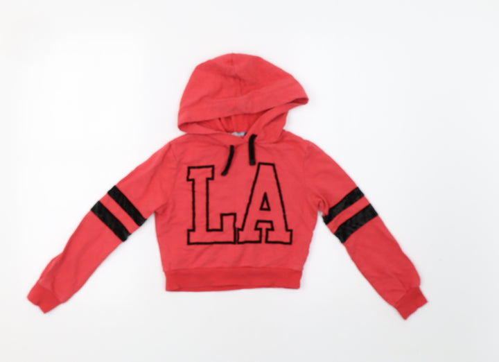 Select Girls Red   Pullover Hoodie Size 9 Years  - L.A.