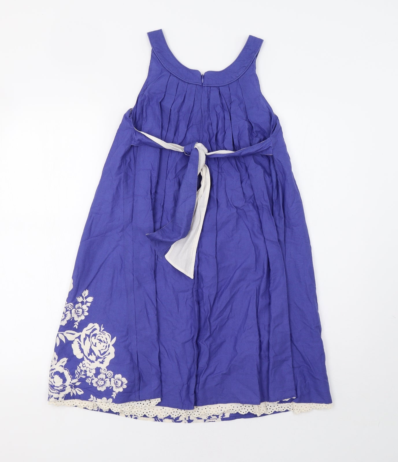 Monsoon Girls Blue Floral  A-Line  Size 11-12 Years