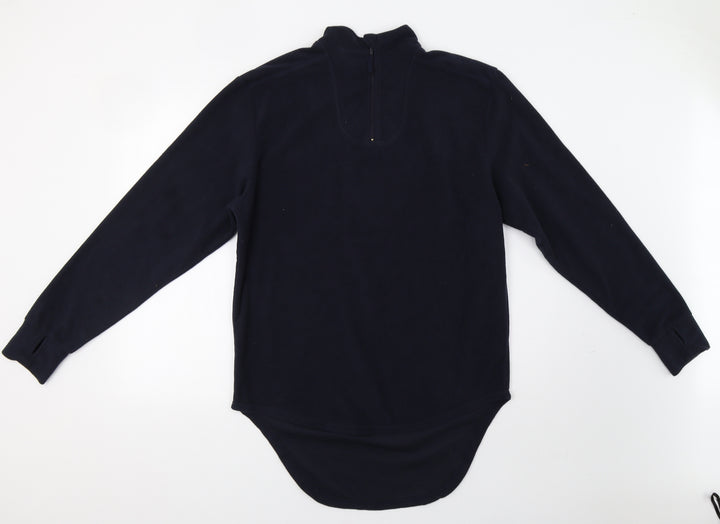 Preworn Womens Blue   Henley Hoodie Size M