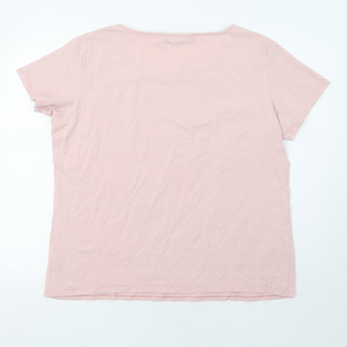 Marina Sport Womens Pink   Basic T-Shirt Size L
