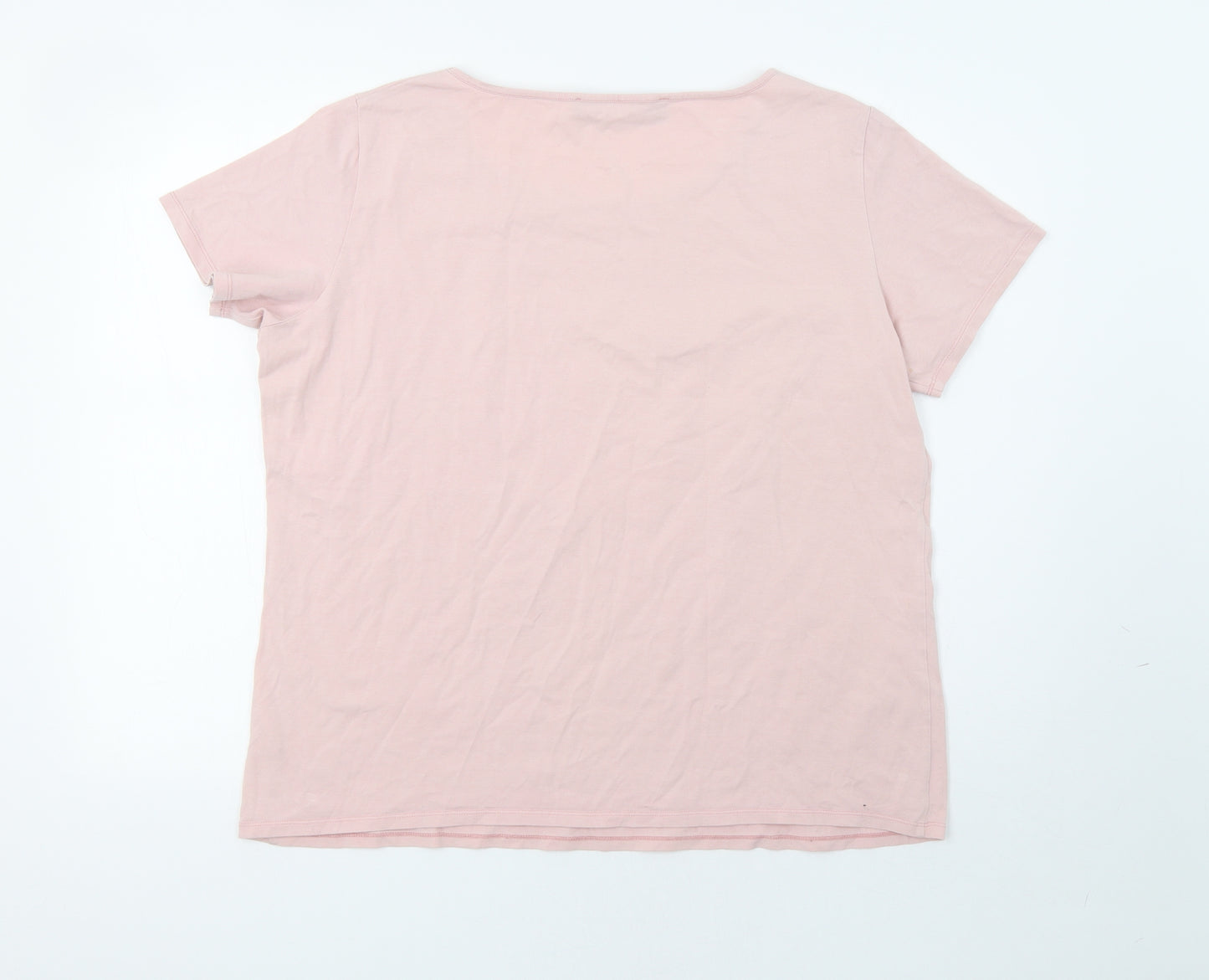 Marina Sport Womens Pink   Basic T-Shirt Size L