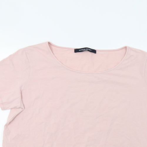 Marina Sport Womens Pink   Basic T-Shirt Size L